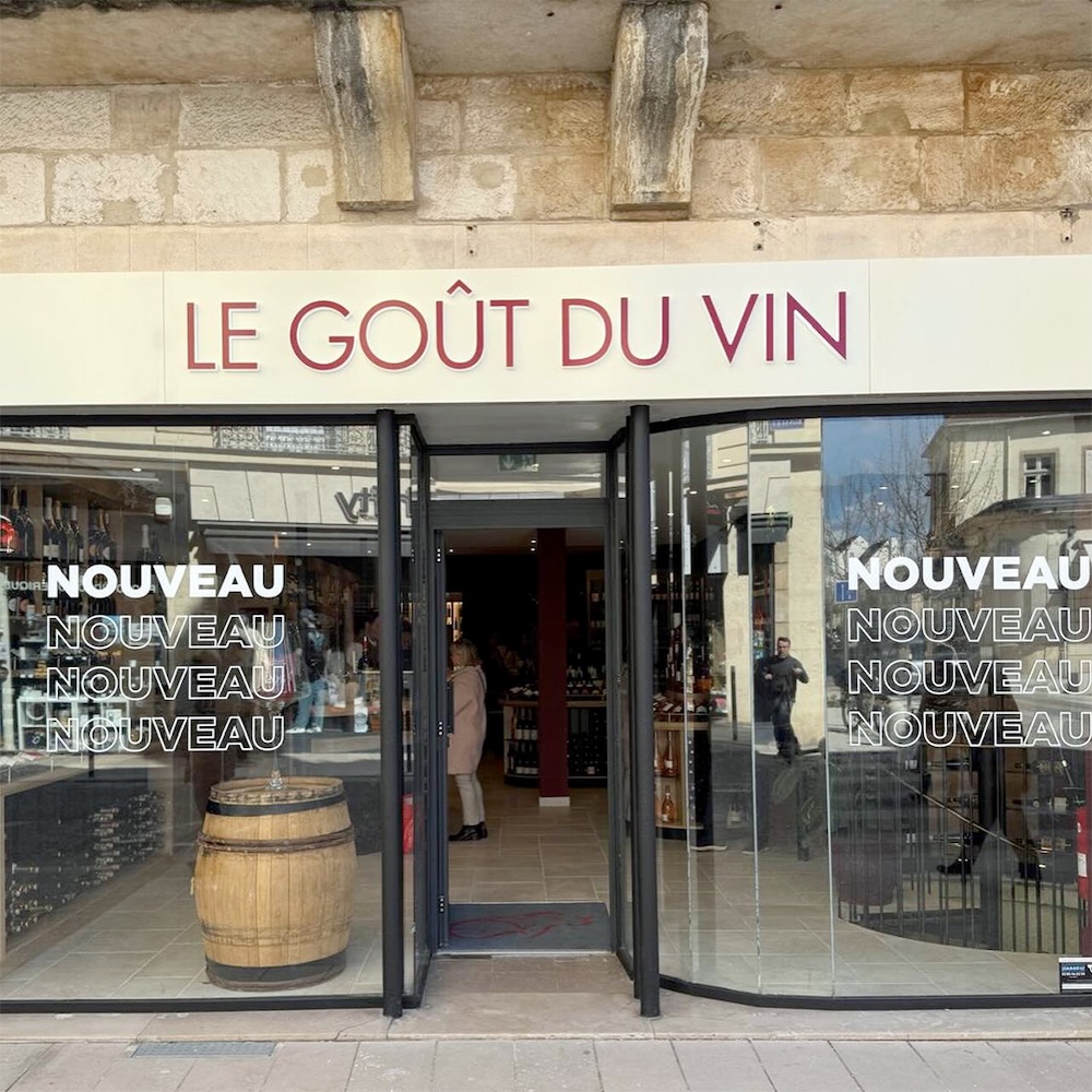 devanture Le Gout du Vin à Dijon